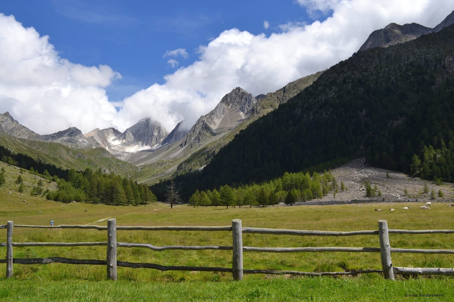 Hiken naar de Eishof berghut in het Val di Fosse / Pfossental