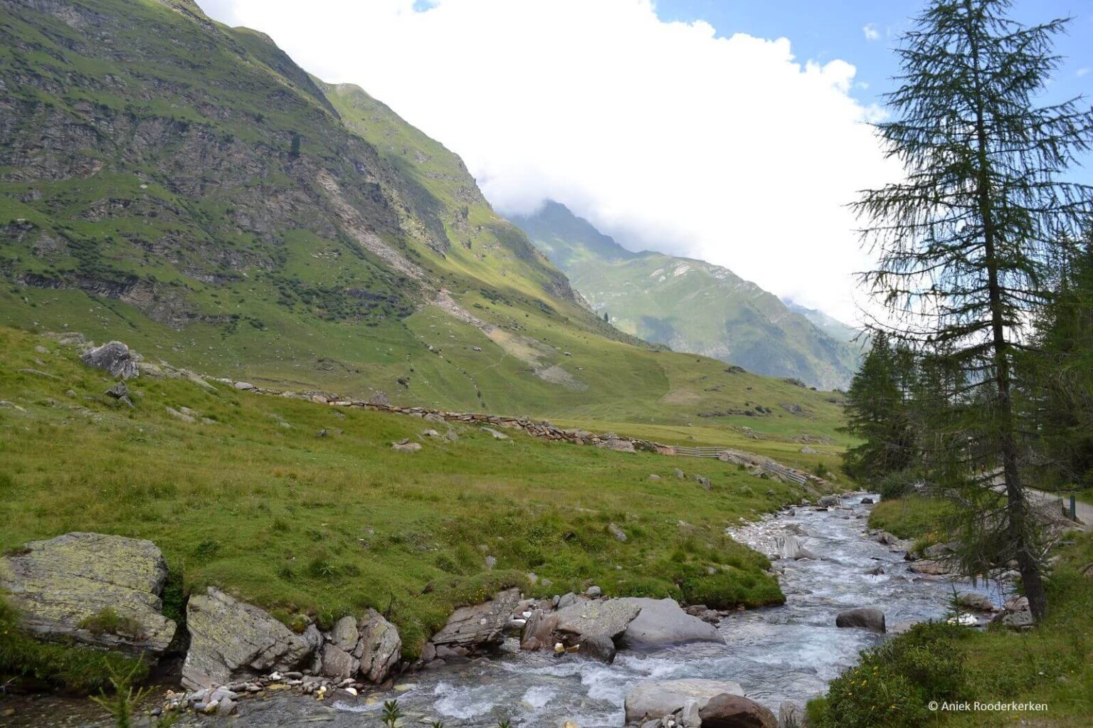 Langs de route naar Pfelders