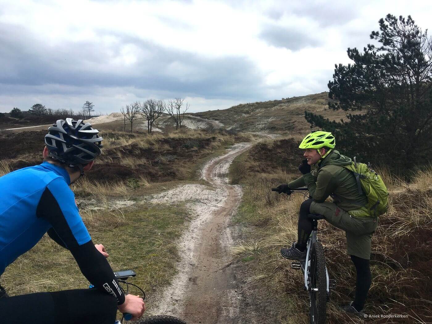 Mountainbiken in de Schoorlse Duinen