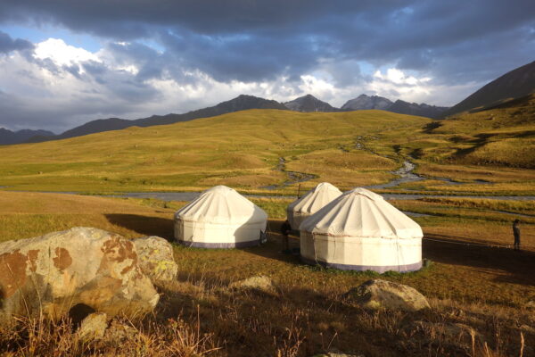 Yurts in Kirgizië