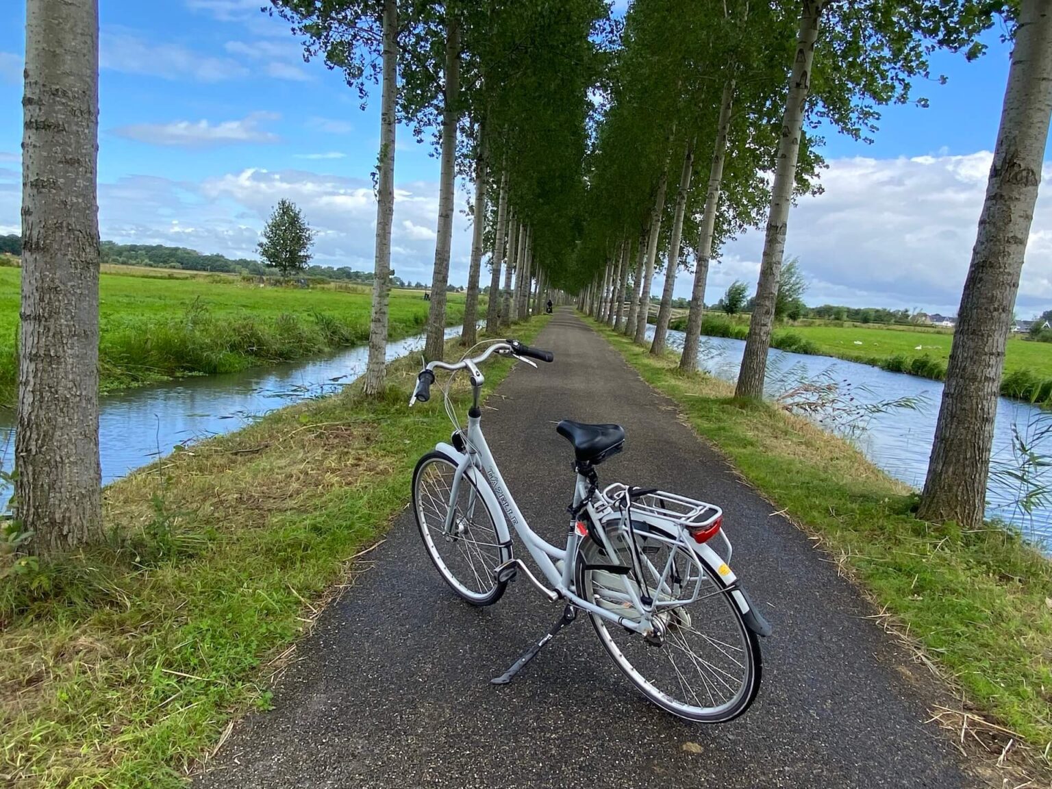 Fietsroute in Leidsche Rijn