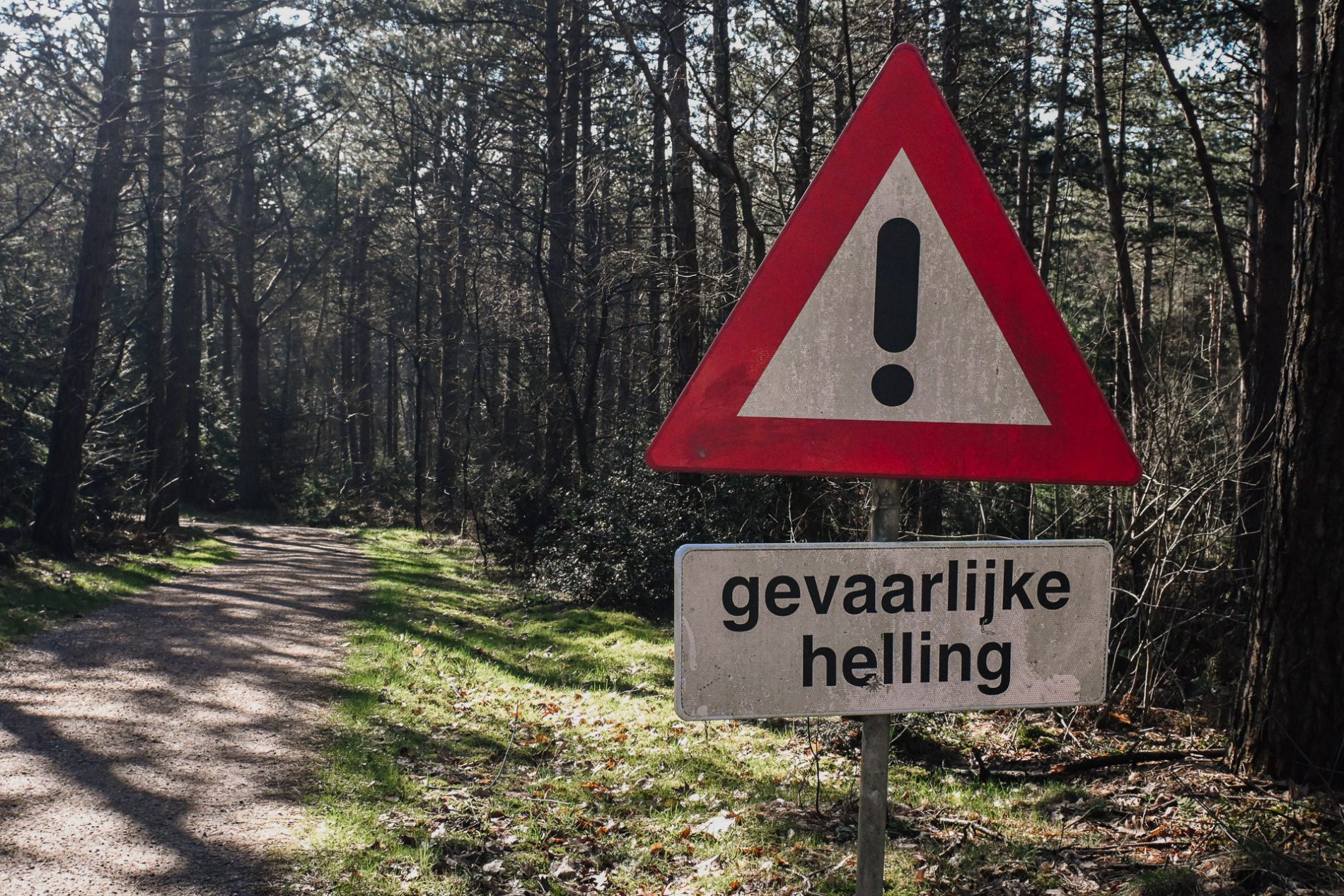 De gevaarlijke helling bleek erg mee te vallen