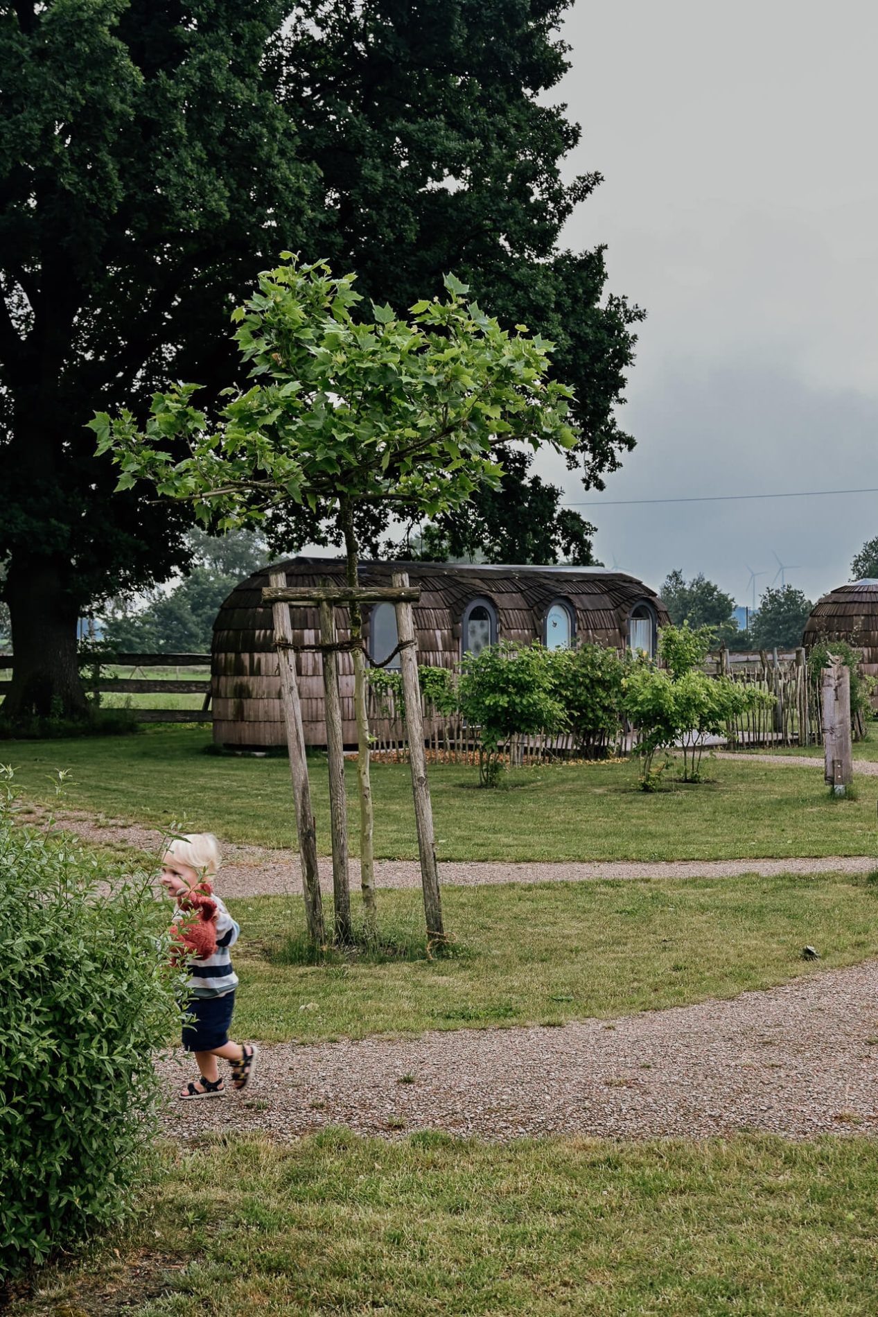 De tiny houses van Feriendorf Moorblick