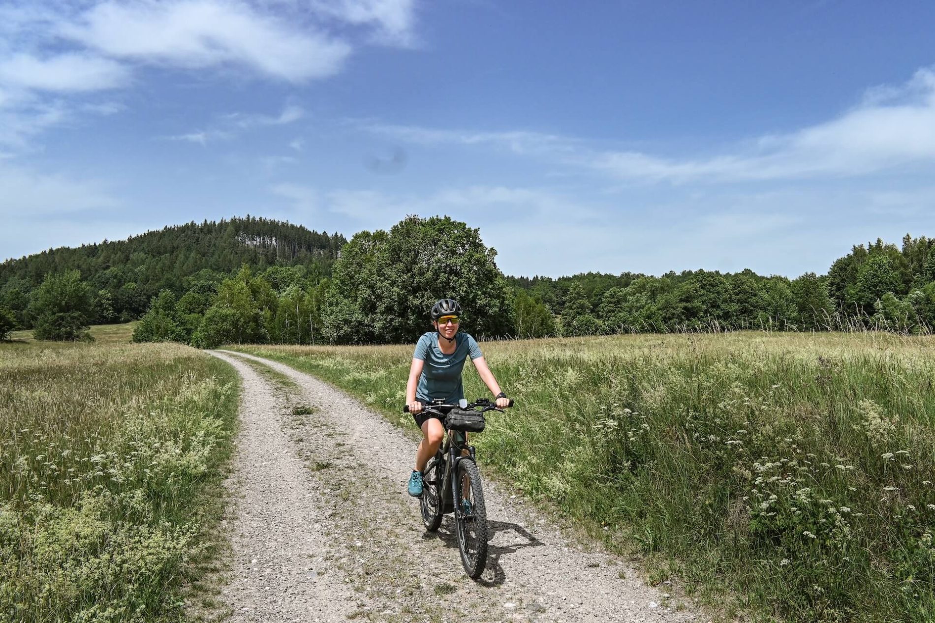 Mountainbiken in de heuvels