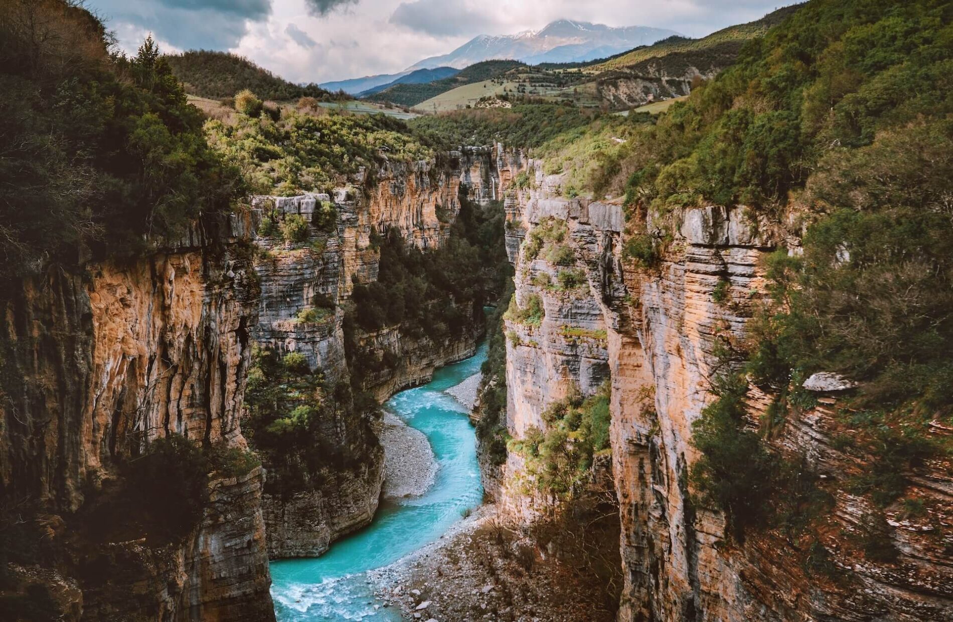 Osum Canyon in Albanië