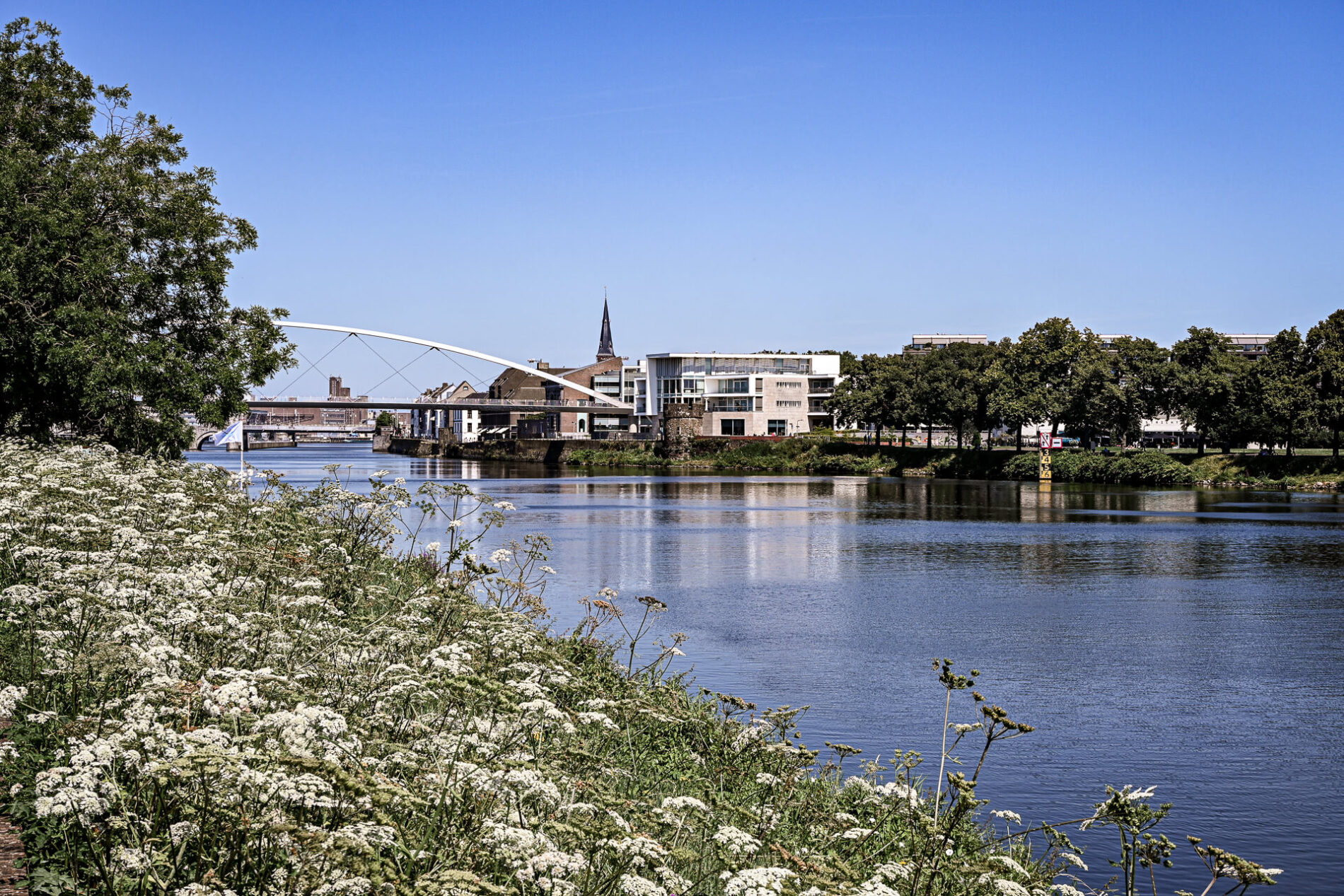 Wandelen langs de Maas in Maastricht Zuid-Limburg