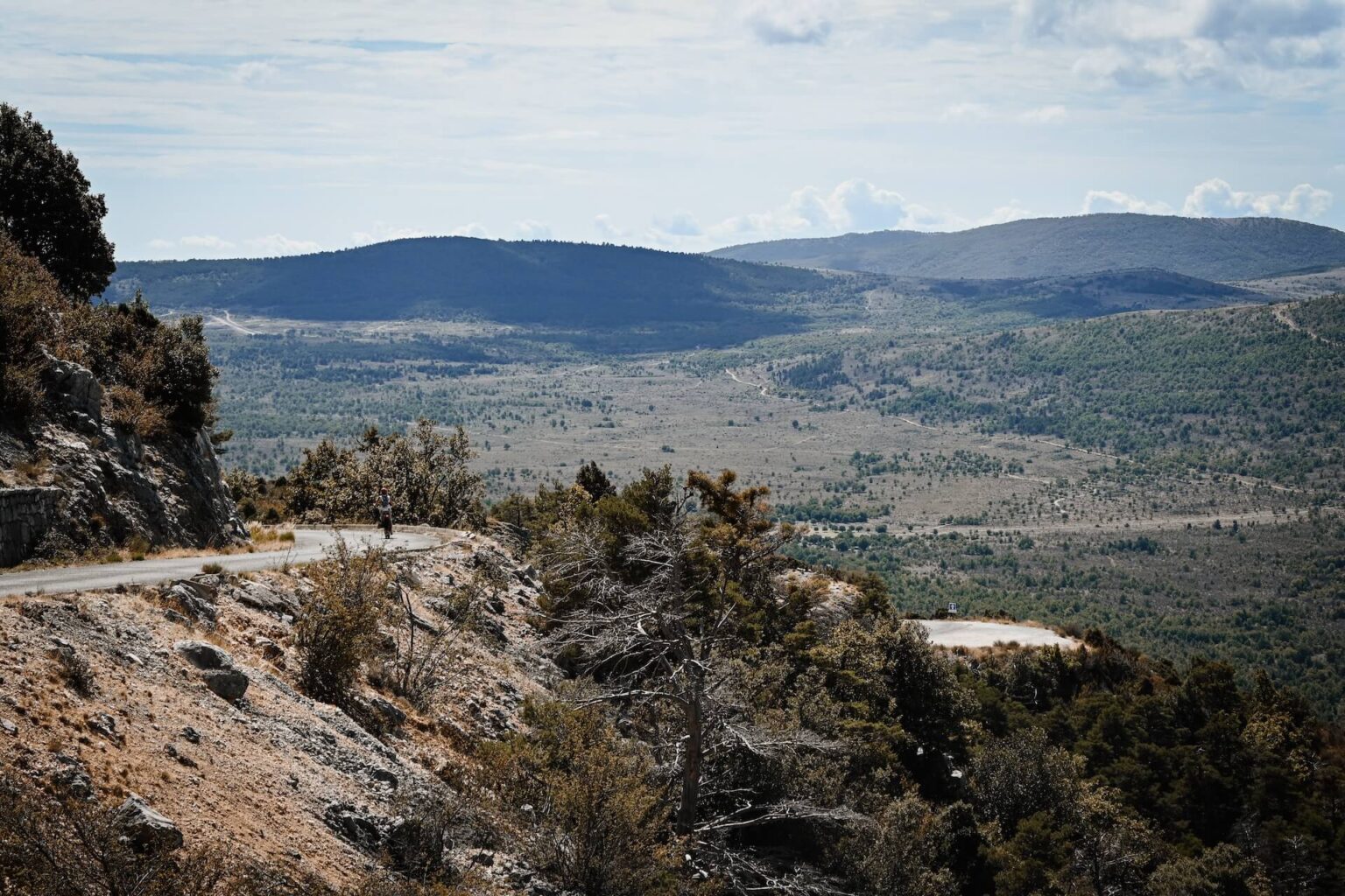 Fietsroute Route des Crêtes in de Gorges du Verdon