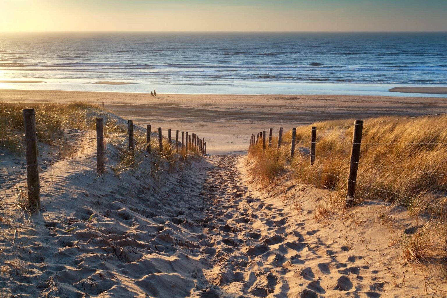 Strand aan de Noordzee